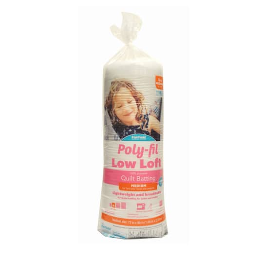 Poly-Fil Low-Loft® Quilt Batting, 72" x 90"
